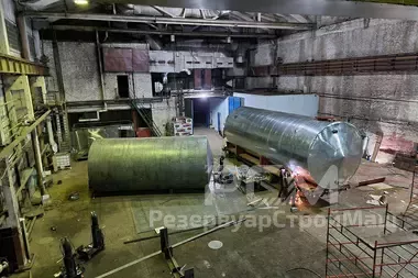 Изготовление горизонтального стального резервуара РГСН-85 м3
